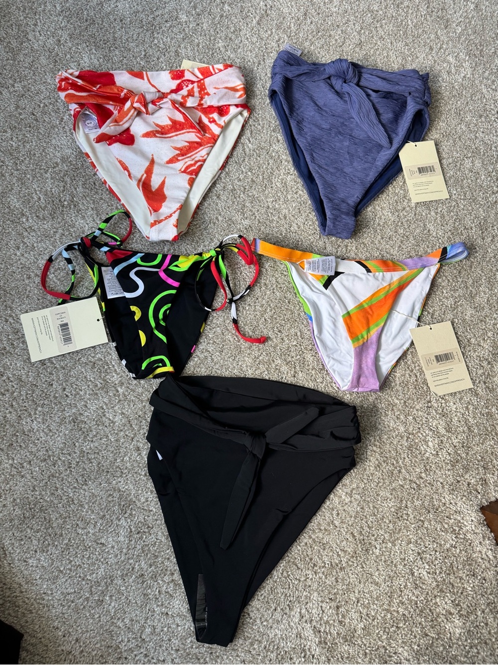Mara Hoffman Bikini Bottoms Bundle Small